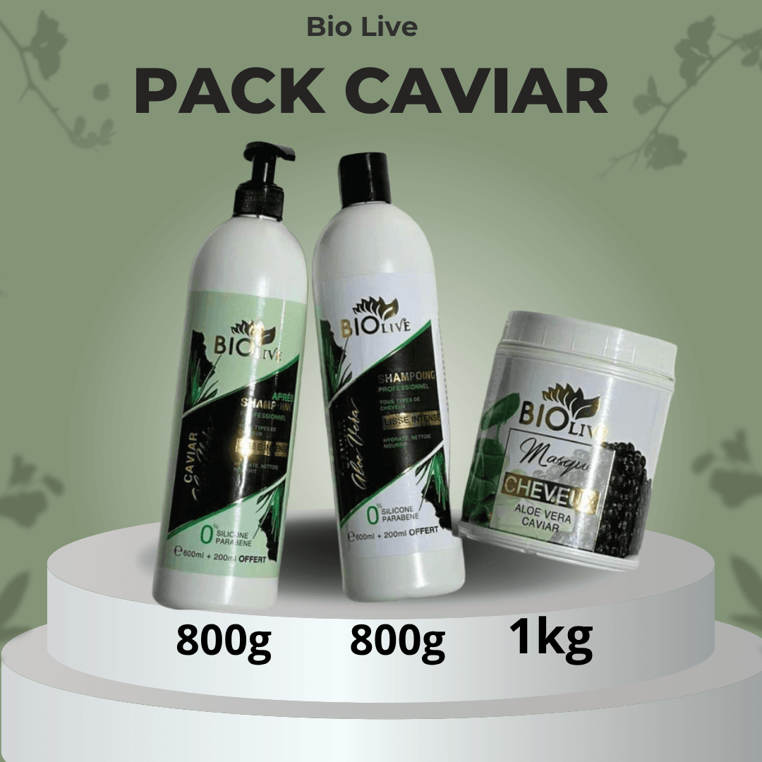 CADEAU + شمبوان كفيار  +  ماسك الكافيار للشعر – Image 2